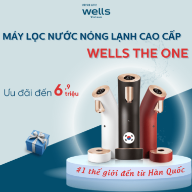 Máy lọc nước nóng lạnh cao cấp Hàn Quốc Wells The One