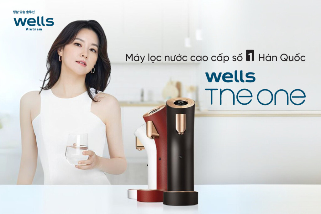 Máy lọc nước nóng lạnh cao cấp số 1 Hàn Quốc - Wells The One