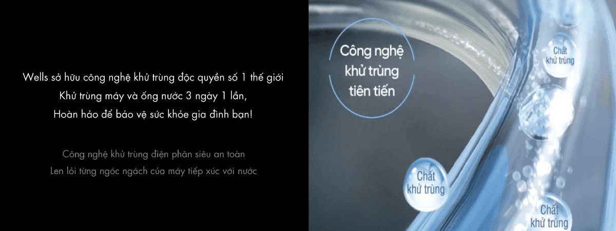 Công nghệ khử trùng độc quyền, tiên tiến số 1 thế giới