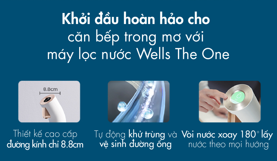 Máy lọc nước cao cấp Wells The One số 1 Thế Giới đến tự Hàn Quốc-1